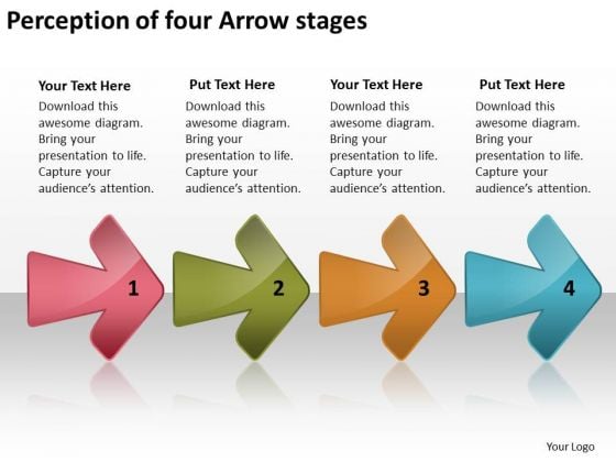perception of four arrow