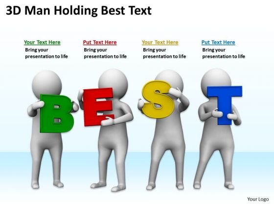 Pictures Of Business Men 3d Man Holding Best Text PowerPoint Slides Pictures Of Business Men 3d Man Holding Best Text PowerPoint Slides