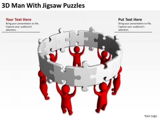 Pictures Of Business Men 3d Man With Jigsaw Puzzles PowerPoint Slides Pictures Of Business Men 3d Man With Jigsaw Puzzles PowerPoint Slides