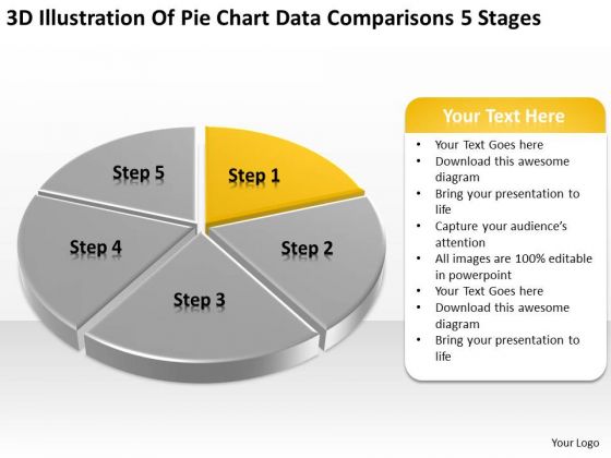 Pie Chart Data Comparisons 5 Stages Examples Small Business Plans PowerPoint Slides Pie Chart Data Comparisons 5 Stages Examples Small Business Plans PowerPoint Slides
