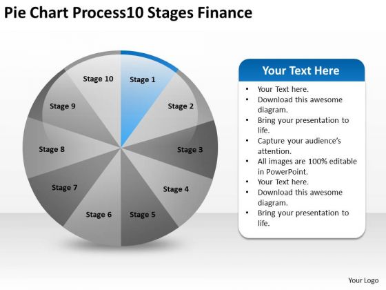 Pie Chart Process 10 Stages Finance Business Plan Template PowerPoint Slides Pie Chart Process 10 Stages Finance Business Plan Template PowerPoint Slides