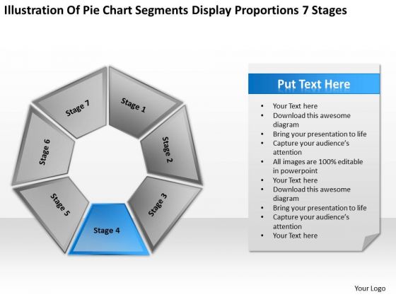 Pie Chart Segments Display Proportions 7 Stages Ppt Business Plans For Dummies PowerPoint Slides Pie Chart Segments Display Proportions 7 Stages Ppt Business Plans For Dummies PowerPoint Slides