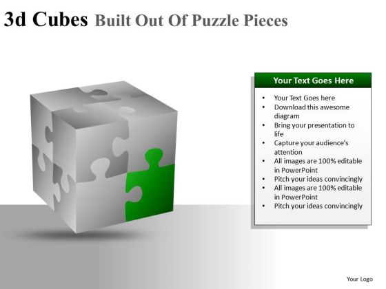 Piece Of Cube PowerPoint Slides And Ppt Diagram Templates Piece Of Cube PowerPoint Slides And Ppt Diagram Templates