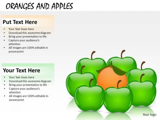 Piece Oranges And Apples PowerPoint Slides And Ppt Diagram Templates Piece Oranges And Apples PowerPoint Slides And Ppt Diagram Templates