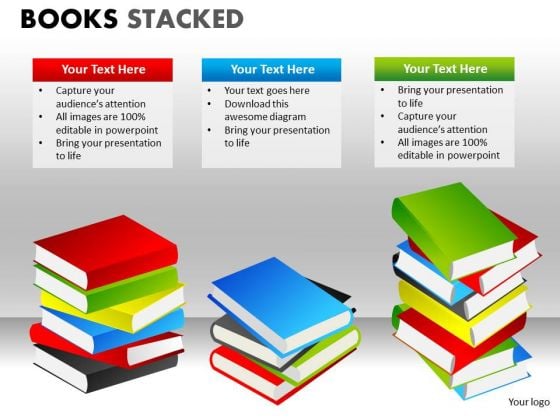 Piles Of Books PowerPoint Ppt Templates Piles Of Books PowerPoint Ppt Templates