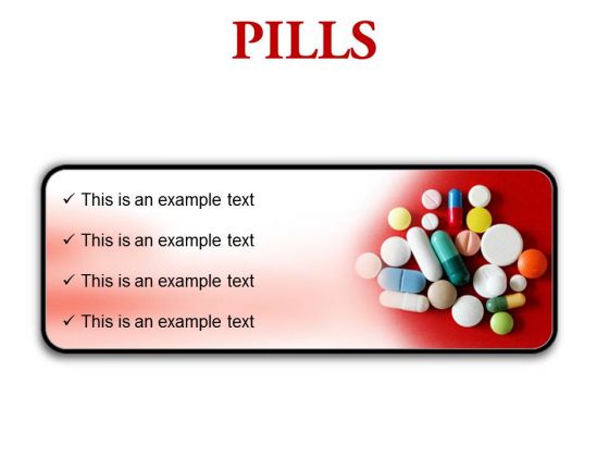 Pills Medical PowerPoint Presentation Slides R