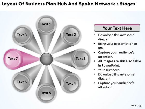 Plan Hub And Spoke Network 8 Stages Sample Business For PowerPoint Slides Plan Hub And Spoke Network 8 Stages Sample Business For PowerPoint Slides
