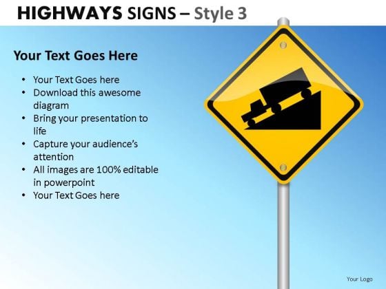 Pole Highways Signs 3 PowerPoint Slides And Ppt Diagram Templates Pole Highways Signs 3 PowerPoint Slides And Ppt Diagram Templates