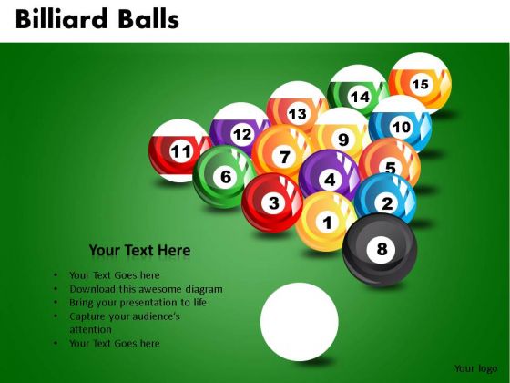 Pool Billiard Balls PowerPoint Slides And Ppt Diagram Templates