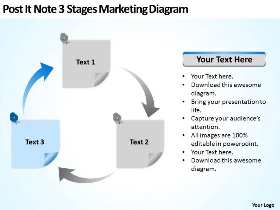 Post It Note 3 Stages Marketing Diagram Ppt Business Plan PowerPoint Templates Post It Note 3 Stages Marketing Diagram Ppt Business Plan PowerPoint Templates