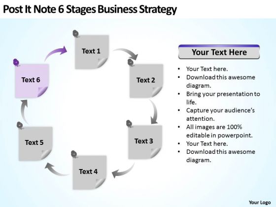 Post It Note 6 Stages Business Development Strategy Ppt Plan PowerPoint Templates Post It Note 6 Stages Business Development Strategy Ppt Plan PowerPoint Templates