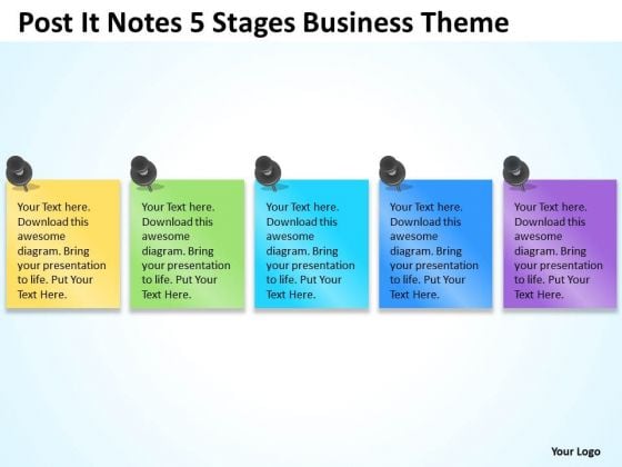 Post It Notes 5 Stages Business Theme Ppt Templates For Plans PowerPoint Slides Post It Notes 5 Stages Business Theme Ppt Templates For Plans PowerPoint Slides