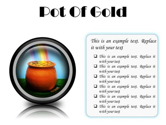 Pot Of Gold Money PowerPoint Presentation Slides Cc Pot Of Gold Money PowerPoint Presentation Slides Cc