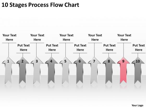 PowerPoint Arrows 10 Stages Process Flow Chart Ppt 9 Slides PowerPoint Arrows 10 Stages Process Flow Chart Ppt 9 Slides