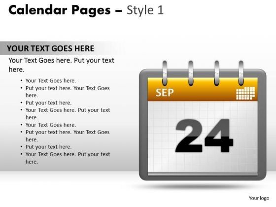 PowerPoint Backgrounds Calendar 24 Sep Growth Ppt Templates PowerPoint Backgrounds Calendar 24 Sep Growth Ppt Templates