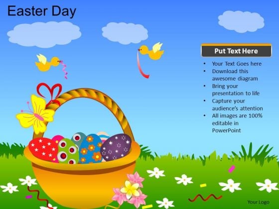 PowerPoint Backgrounds Church Easter Day Ppt Presentation