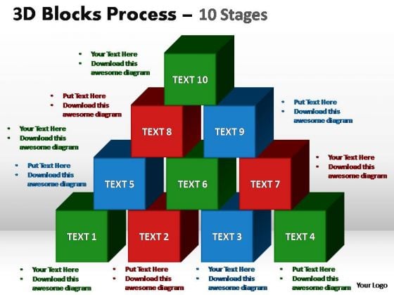 PowerPoint Backgrounds Download Blocks Process Ppt Template PowerPoint Backgrounds Download Blocks Process Ppt Template