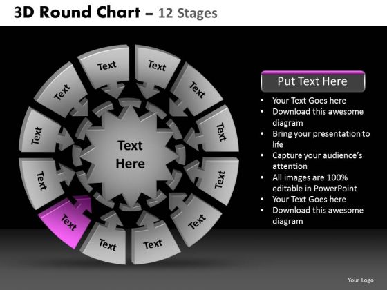 PowerPoint Backgrounds Download Round Chart Ppt Template PowerPoint Backgrounds Download Round Chart Ppt Template