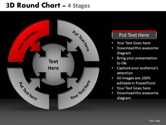 PowerPoint Backgrounds Download Round Chart Ppt Themes