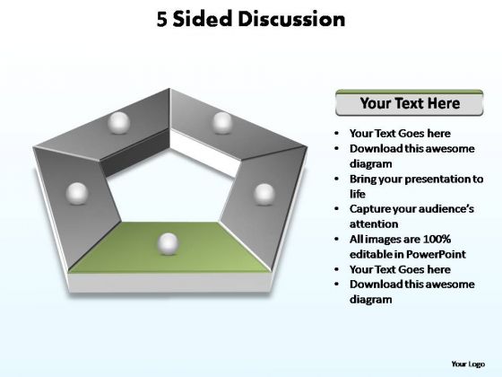 PowerPoint Backgrounds Editable Sided Discussion Ppt Theme