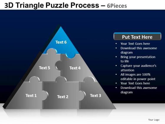 PowerPoint Backgrounds Editable Triangle Puzzle Ppt Template PowerPoint Backgrounds Editable Triangle Puzzle Ppt Template