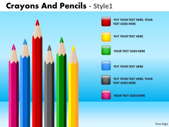 crayons powerpoint templates slides and graphics crayon background for powerpoint