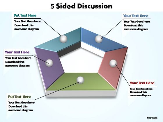 PowerPoint Backgrounds Image Sided Discussion Ppt Slide