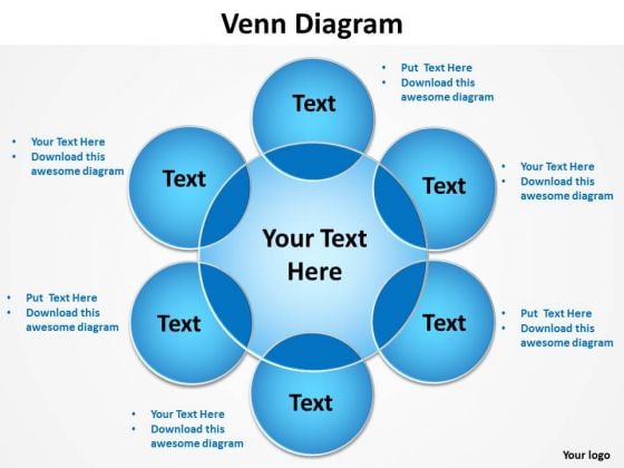 PowerPoint Backgrounds Marketing Venn Diagram Ppt Slide