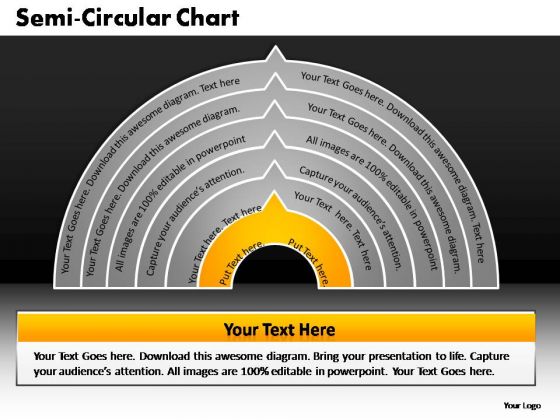 PowerPoint Backgrounds Process Semi Circular Ppt Design Slides