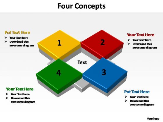 PowerPoint Backgrounds Sales Four Concepts Ppt Slide PowerPoint Backgrounds Sales Four Concepts Ppt Slide