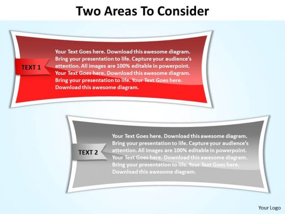 PowerPoint Backgrounds Strategy Two Areas Ppt Presentation