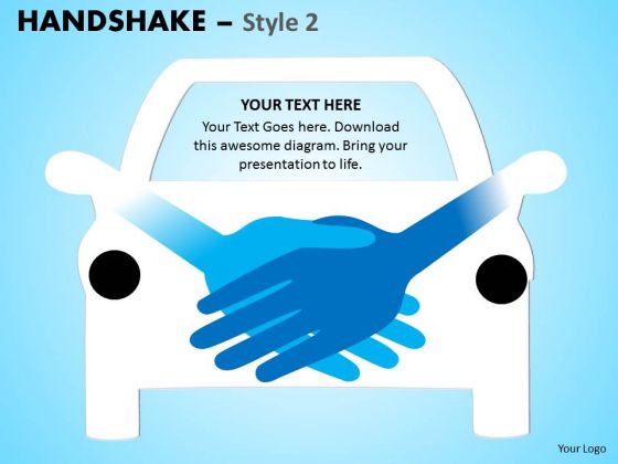 PowerPoint Buy A Car Handshake Ppt Slide