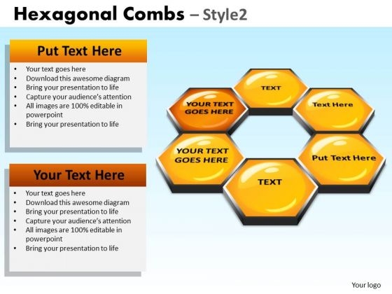 PowerPoint Chart Hexagon Graphic Hexagonal Combs Ppt Process PowerPoint Chart Hexagon Graphic Hexagonal Combs Ppt Process