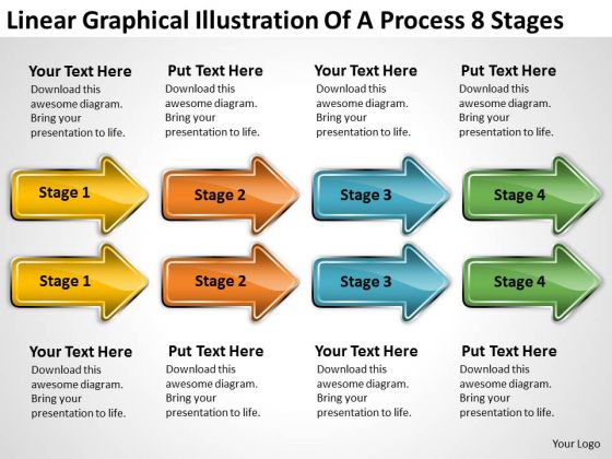 PowerPoint Circular Arrows Linear Graphical Illustration Of Process 8 Stages Templates PowerPoint Circular Arrows Linear Graphical Illustration Of Process 8 Stages Templates