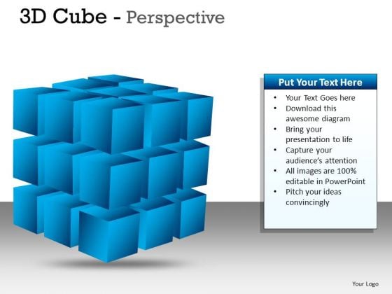 PowerPoint Clipart Graphic Editable Colors 3d Cube PowerPoint Clipart Graphic Editable Colors 3d Cube