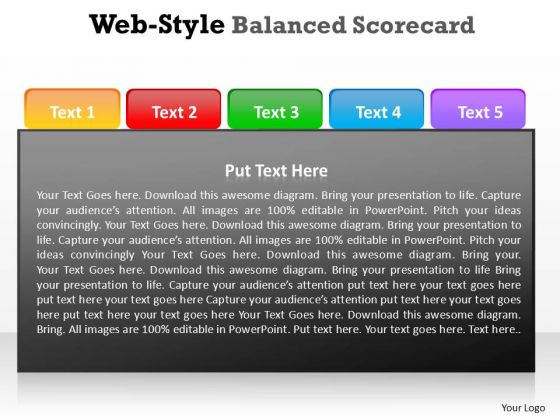 PowerPoint Design Company Web Style Balanced Ppt Themes