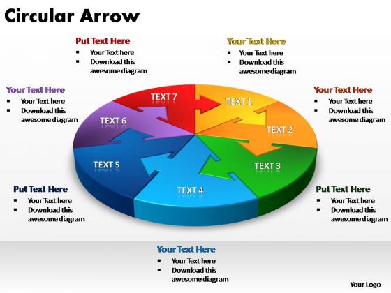 PowerPoint Design Diagram Circular Arrow Ppt Design