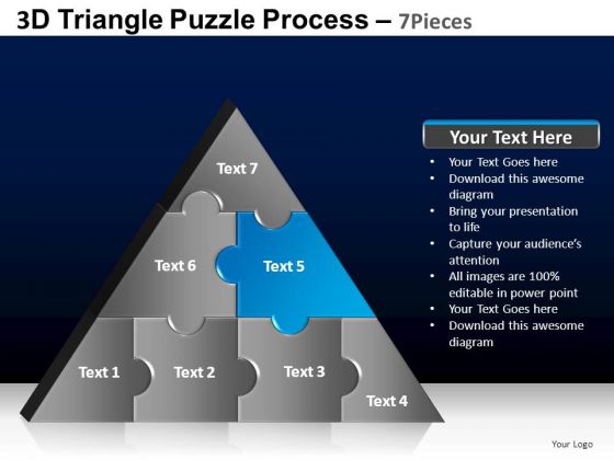 PowerPoint Design Education Triangle Puzzle Ppt Backgrounds PowerPoint Design Education Triangle Puzzle Ppt Backgrounds