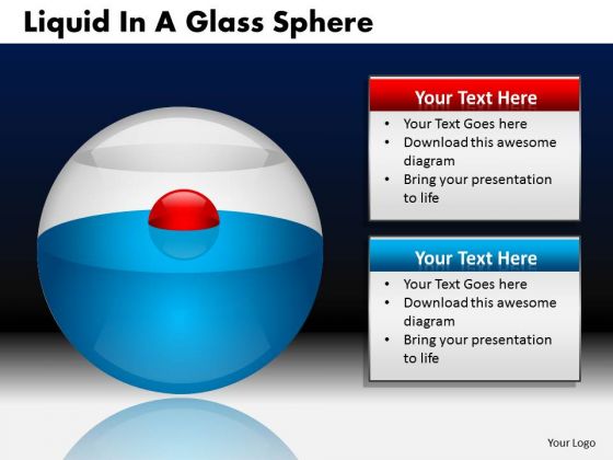 PowerPoint Design Executive Competition Liquid In A Glass Sphere Ppt Templates
