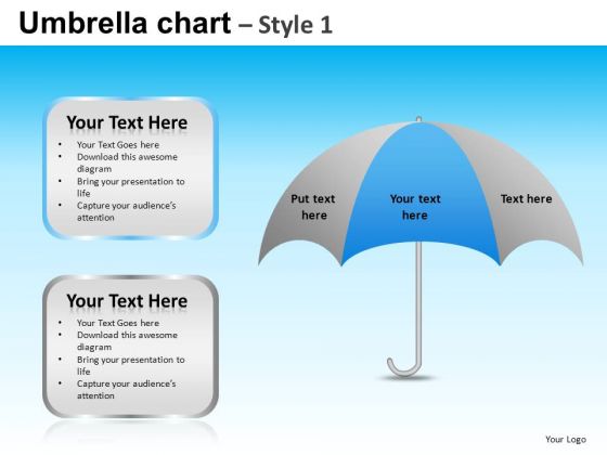 PowerPoint Design Executive Leadership Umbrella Chart Ppt Layout