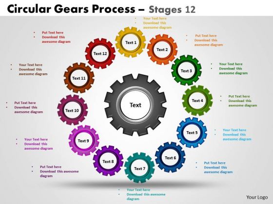 powerpoint design graphic circular gears ppt backgrounds