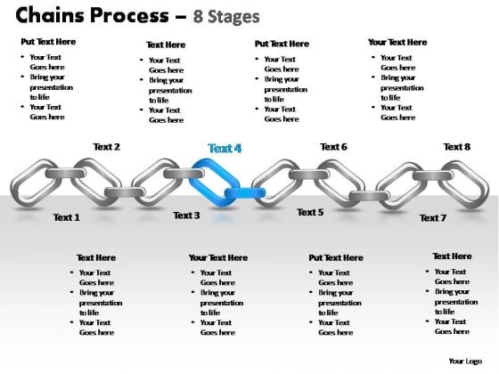 PowerPoint Design Growth Chains Ppt Template
