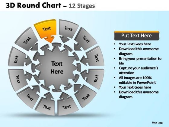 PowerPoint Design Leadership Pie Chart With Arrows Ppt Backgrounds PowerPoint Design Leadership Pie Chart With Arrows Ppt Backgrounds