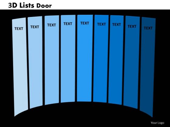 PowerPoint Design List Door Process Ppt Presentation