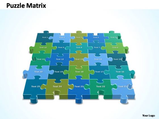 PowerPoint Design Process 5x5 Rectangular Jigsaw Puzzle Matrix Ppt Design PowerPoint Design Process 5x5 Rectangular Jigsaw Puzzle Matrix Ppt Design