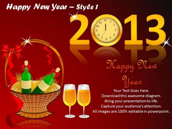 PowerPoint Design Slides 2013 Happy New Year Ppt Presentation PowerPoint Design Slides 2013 Happy New Year Ppt Presentation