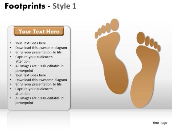 PowerPoint Design Slides Download Footprints Ppt Layouts PowerPoint Design Slides Download Footprints Ppt Layouts
