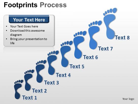 PowerPoint Design Slides Footprints Process Chart Ppt Slide PowerPoint Design Slides Footprints Process Chart Ppt Slide