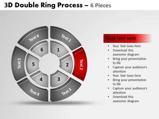 PowerPoint Design Slides Global Double Ring Ppt Design