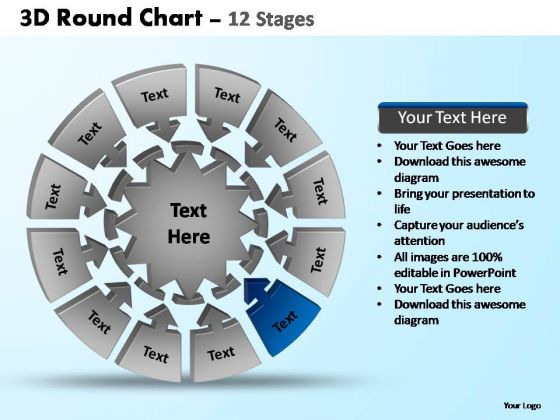 PowerPoint Design Slides Success Pie Chart With Arrows Ppt Slides PowerPoint Design Slides Success Pie Chart With Arrows Ppt Slides